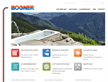 Tablet Screenshot of bogner-kempten.de